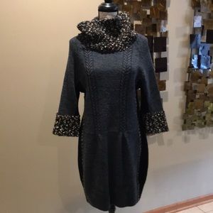 EUC Turtle/cowl neck Sweater Dress